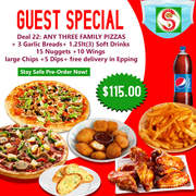 best pizza in epping - online order from snappys pizza and pide